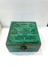Fijiri Handcarved Box by Studio Inaara-Green