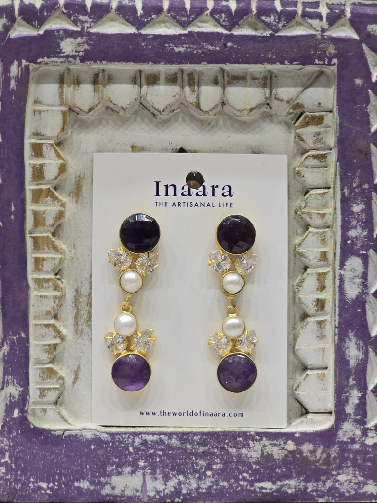 Amethyst Dangle Earrings
