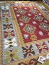 Ziyana Handwoven Dhurrie(9x6ft)-YLWRed
