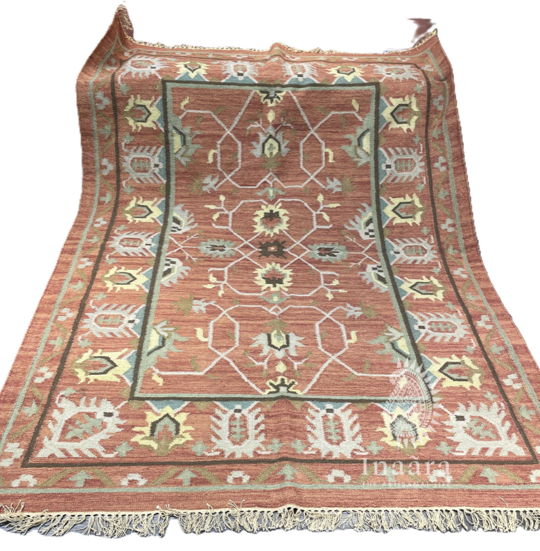 سجاد دهري منسوج يدويًا (8×5 قدم)