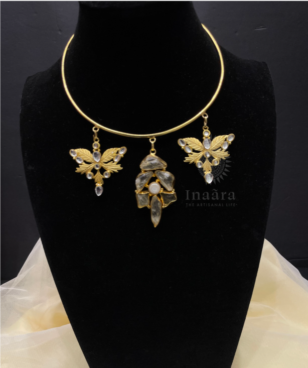 Ornate Butterfly Choker Necklace