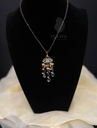 Purple Kundan Pendant Necklace