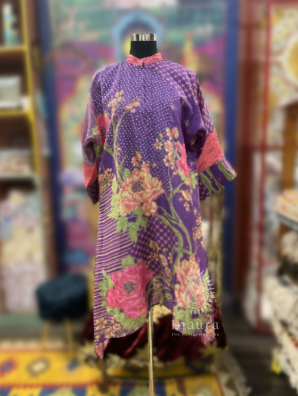 Tamara Shirt Dress-Purple