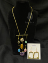 Jasper w/ Multi Stone Modern Necklace Set