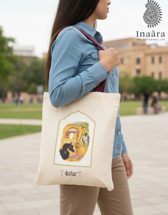 حقيبة توت تراثية قطرية