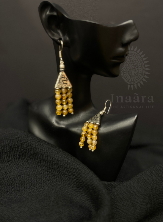 Semi-Precious Natural Stone Earring-