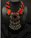 Oxidized Thread Necklace