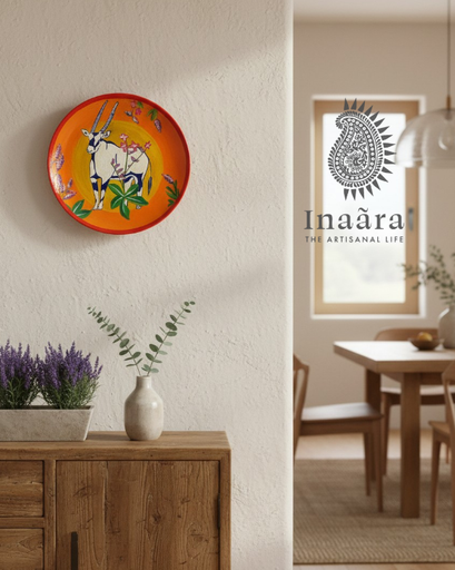 Hand Painted Wooden Wall Decor-Antelope (copy)