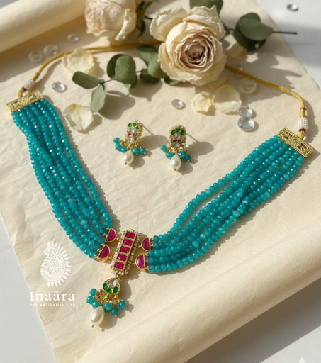 Purple Beads Mala Necklace Set (copy)