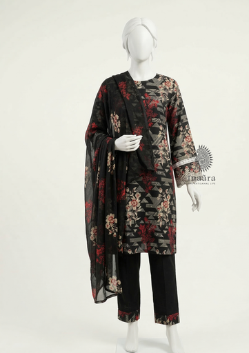 Karandi Suit Set w/Palazzo-3pc/Red (copy)