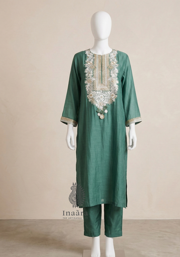 Kaftan Set-Green