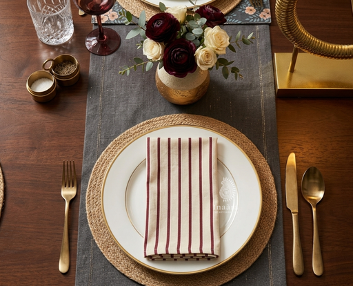 Table Napkin-Stripes03/4pcs