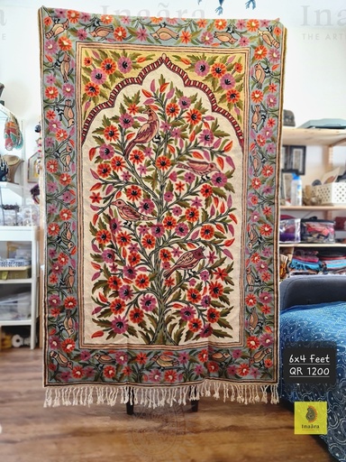 [inaara_sp00684] Tree of life tapestry (6x4 feet)