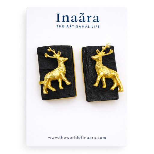 [inaara_sp00206] Animal motif ear studs