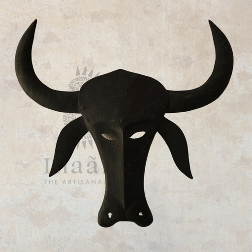 [inaara_sp00503] Bullhead Wall Hanging - Pitwai Art