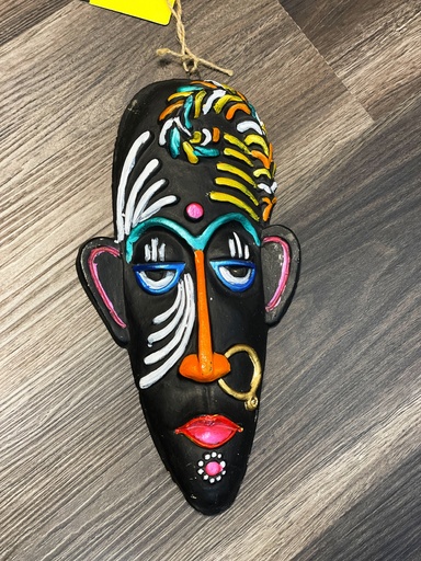 Terracotta clay tribal mask (copy)