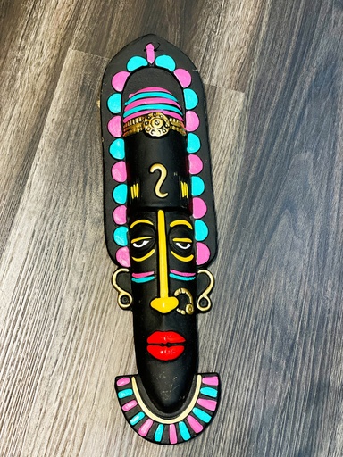 Terra WallHanging Tribal KingQueen Mask