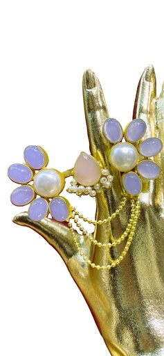 Opaque Amethyst Dual Ring