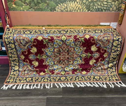 Floral Kashmiri Tapestry-Maroon