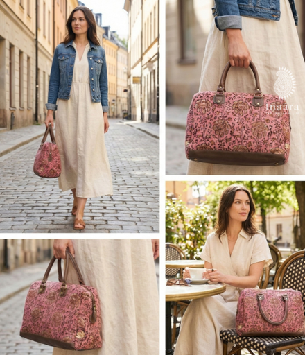 Sanganeri Print Dhurrie Bag (copy)