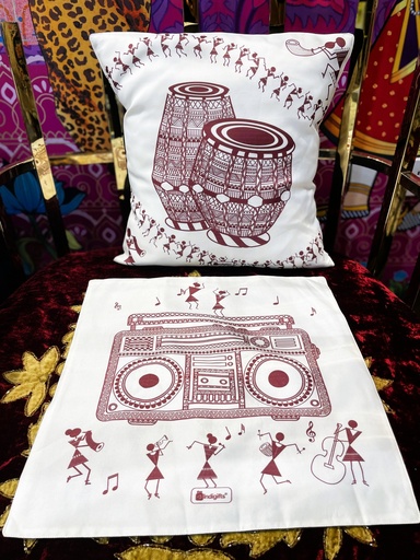 Digital Prints Cushion Cover Bundle/2pcs
