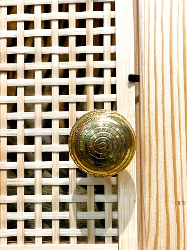 Brass Spiral Doorknob