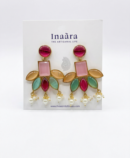 Athena Multi-colored Drop Earrings1