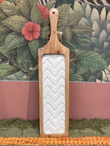 Wooden Enamel Long Platter