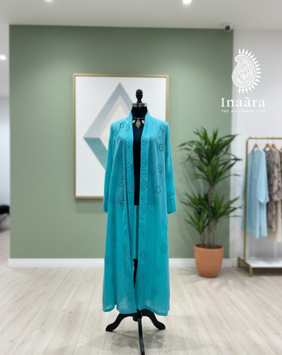 Sofia Shrug-Aqua Blue