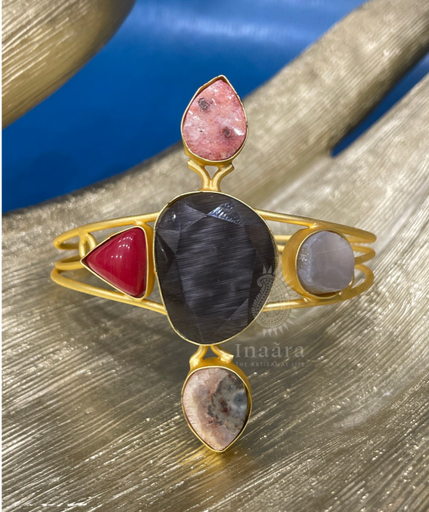 Raw Stone w/ Pearl Bangle (copy)