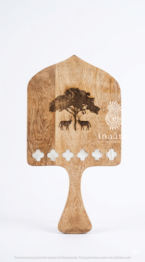Al Zubarah Platter Handle Wood-MOP