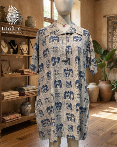 Kalamkari Block Print Top