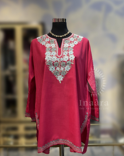 Kurti/Short Size 46- Neon Pink
