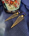 Stylized Zig Zag Earrings