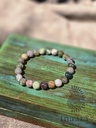 Bead Bracelet-grey stone