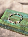 Bead Bracelet-grey stone