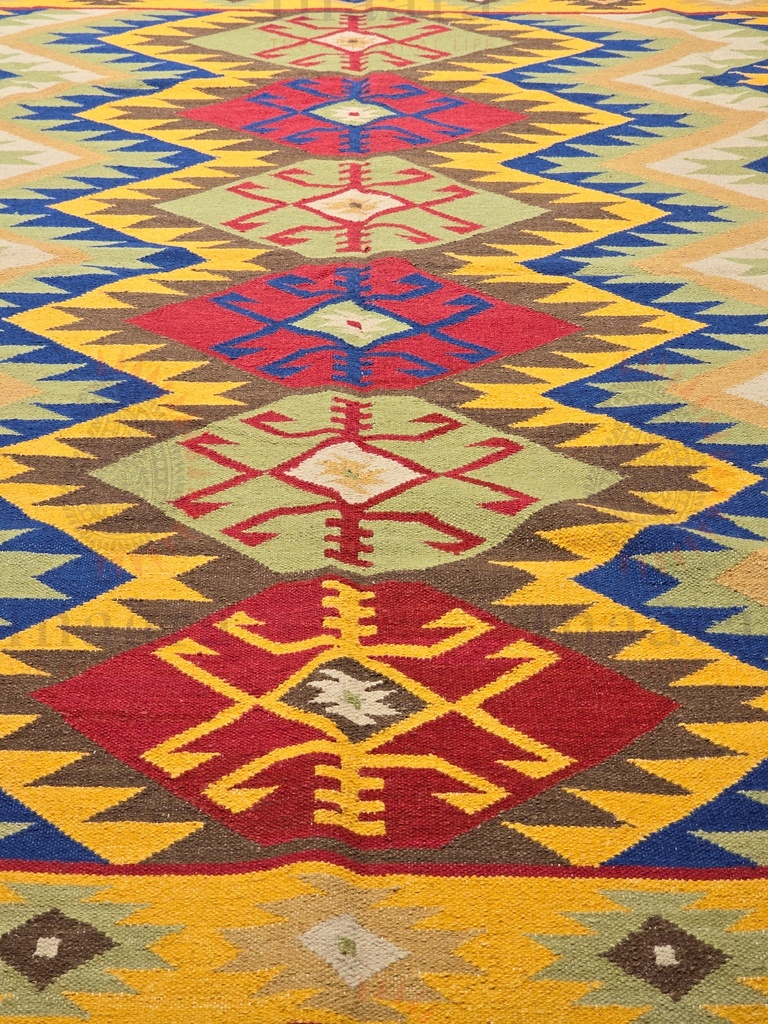 Narangi Handwoven Dhurrie