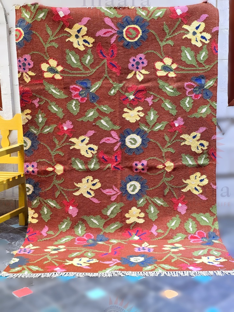 Khizaan Handwoven Dhurrie