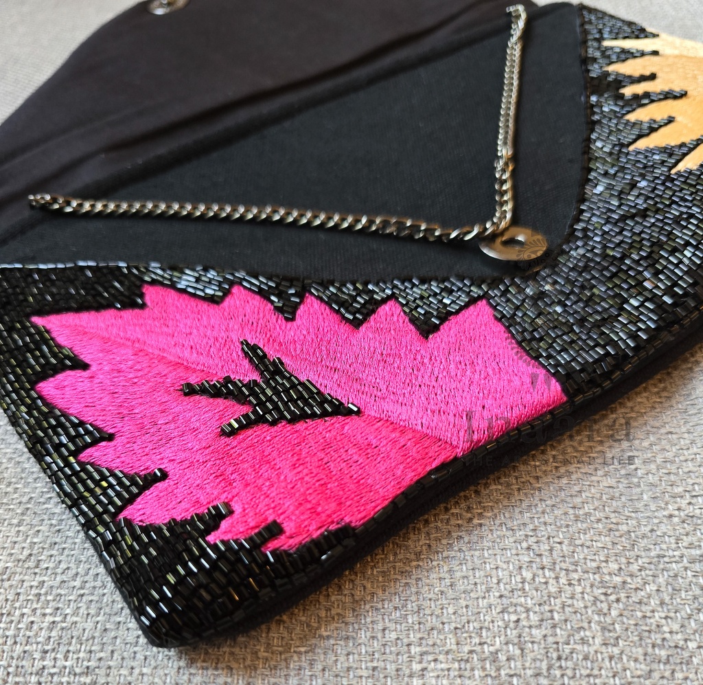 Bling Pink Clutch Bag