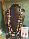 Two layer baroque mala necklace