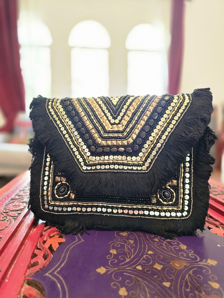Swan Boho Clutch Bag