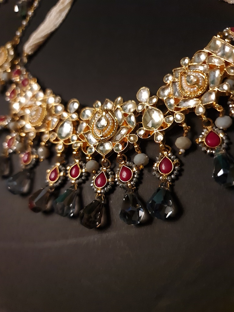 Bridal Quartz Kudan Necklace Set