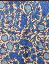 Blue floral pattern namda rug