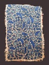 Blue floral pattern namda rug