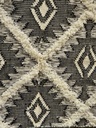 Shaggy Black Handwoven Rug