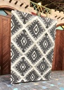 Shaggy Black Handwoven Rug