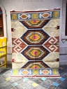 Geometric pattern Hand knotted rug(6x4 feet)