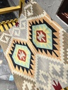 Geometric pattern Hand knotted rug(6x4 feet)