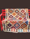 Geometric pattern Hand knotted rug (10x5 feet)
