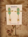 Raw Stone Handcrafted Earrings